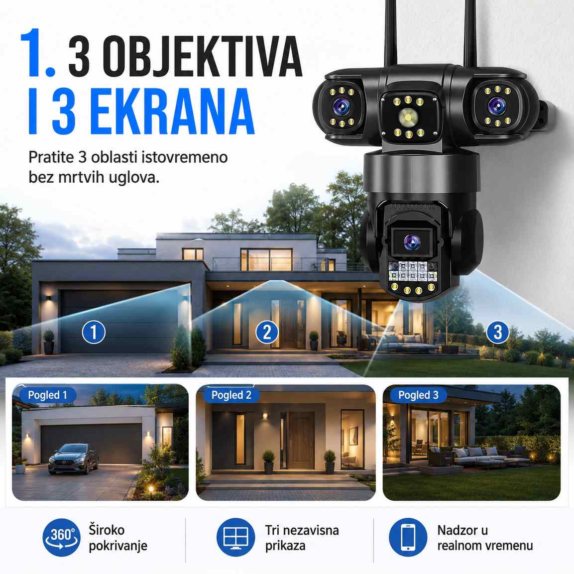 Trostruka Wi - Fi Kamera - SMQ11