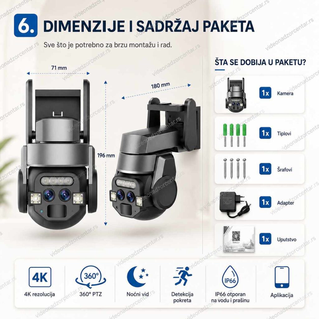 Wi - Fi Kamera Q820 - CareCam Pro